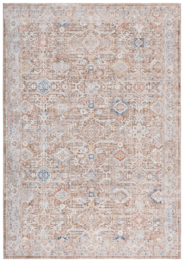 Safavieh Scarlett 400 4'-0" x 6'-0" Rug in Brown / Ivory