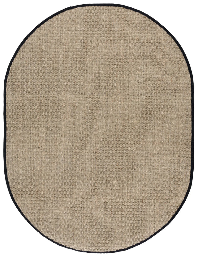 Safavieh Natural Fiber 6'-0" x 8'-0" Rug in Natural / Black