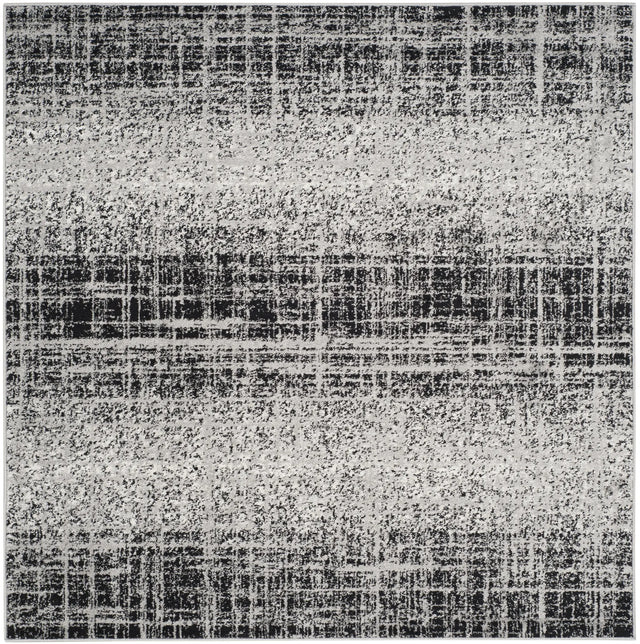 Safavieh Adirondack 6'-0" x 6'-0" Rug in Silver / Black