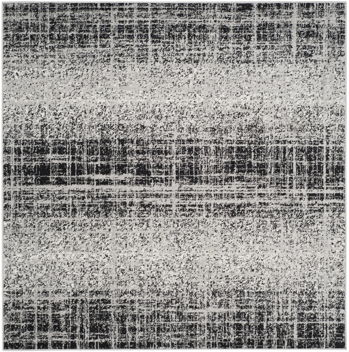 Safavieh Adirondack 6'-0" x 6'-0" Rug in Silver / Black