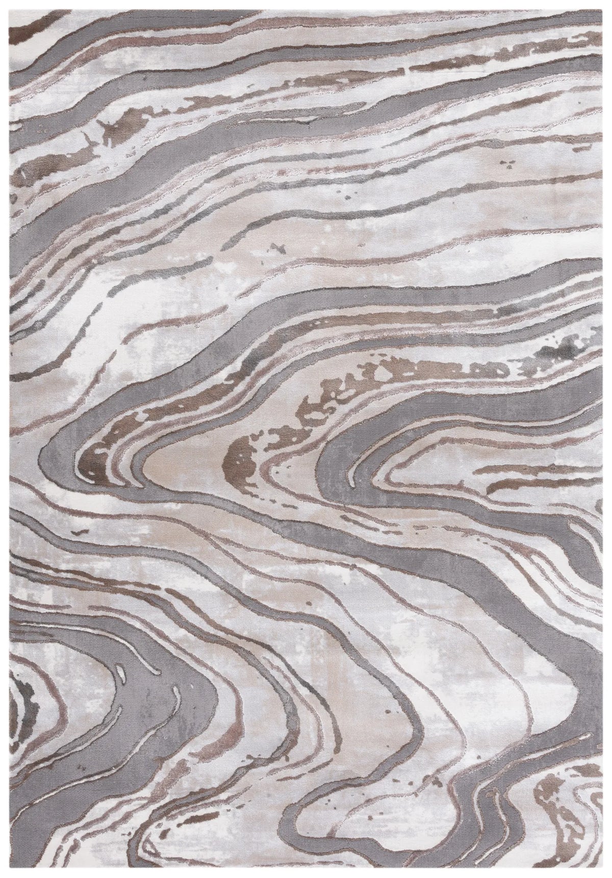 Safavieh Craft 4'-0" x 6'-0" Rug in Grey / Beige