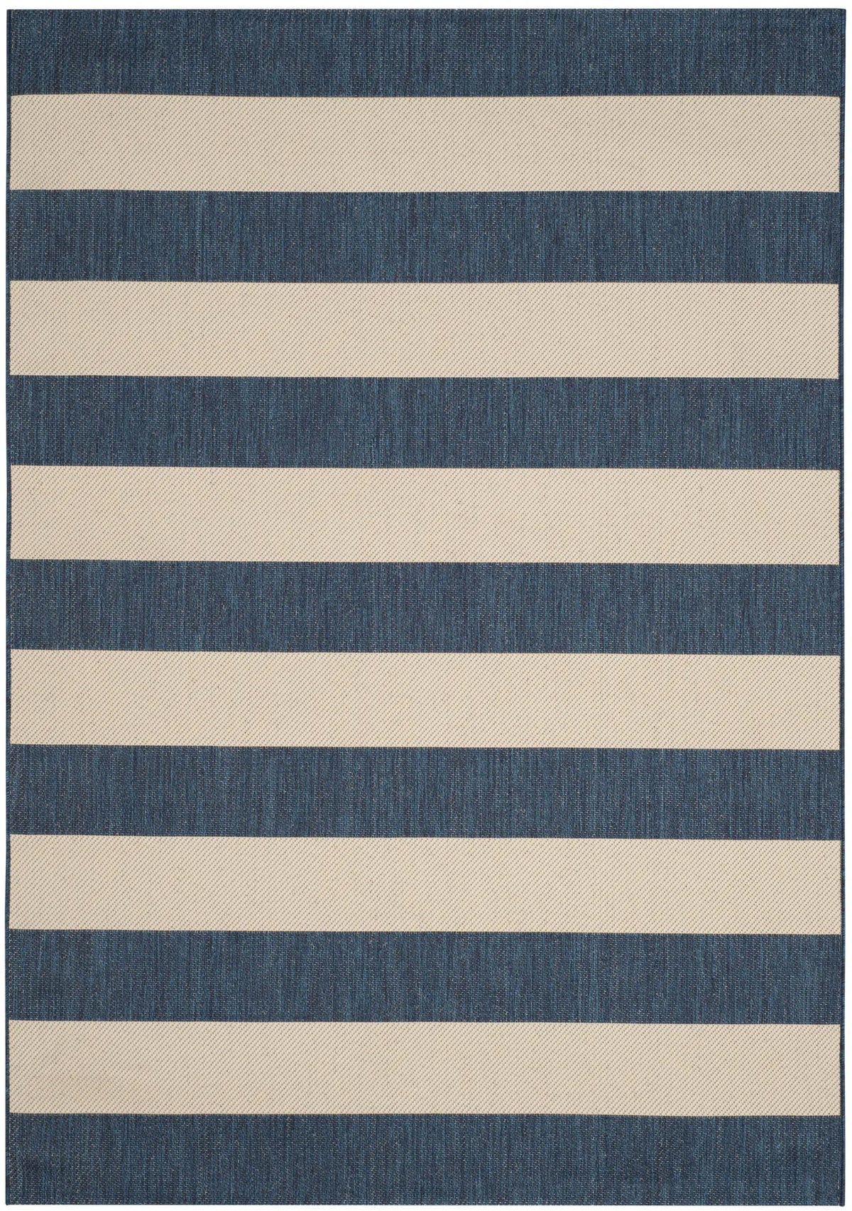 Safavieh Courtyard 5'-0" x 7'-0" Rug in Navy / Beige