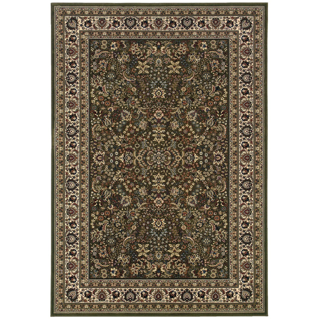Oriental Weavers Sphinx Ariana 213g8 Green / Ivory Rugs - main flat