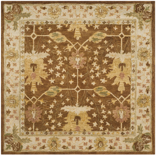Safavieh Antiquity 6'-0" x 6'-0" Rug in Brown / Beige
