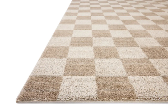 Chris Loves Julia x Loloi Calvin CLV-01 Pebble / Ivory Rug - rug corner