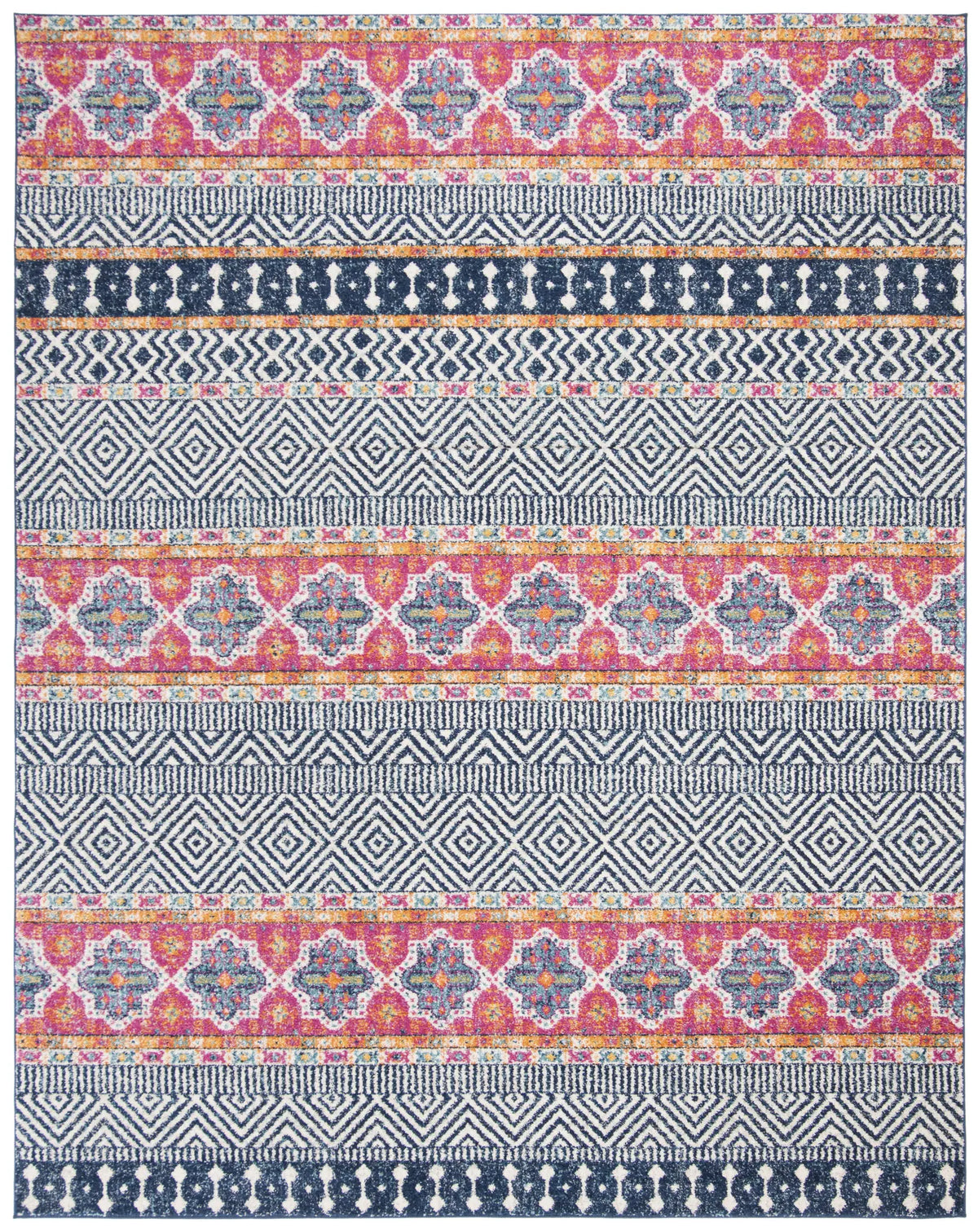 Safavieh Madison 700 10'-0" x 14'-0" Rug in Navy / Ivory