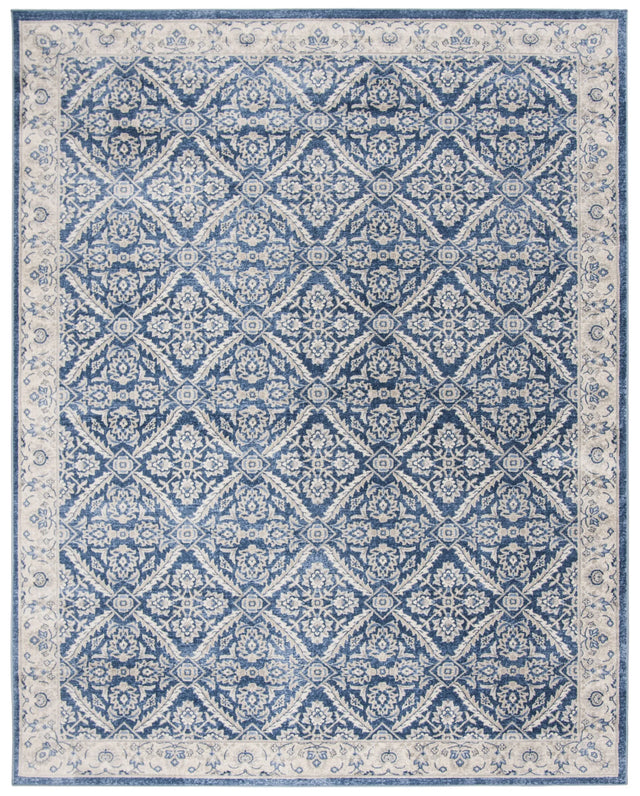 Safavieh Brentwood 10'-0" x 13'-0" Rug in Navy / Creme