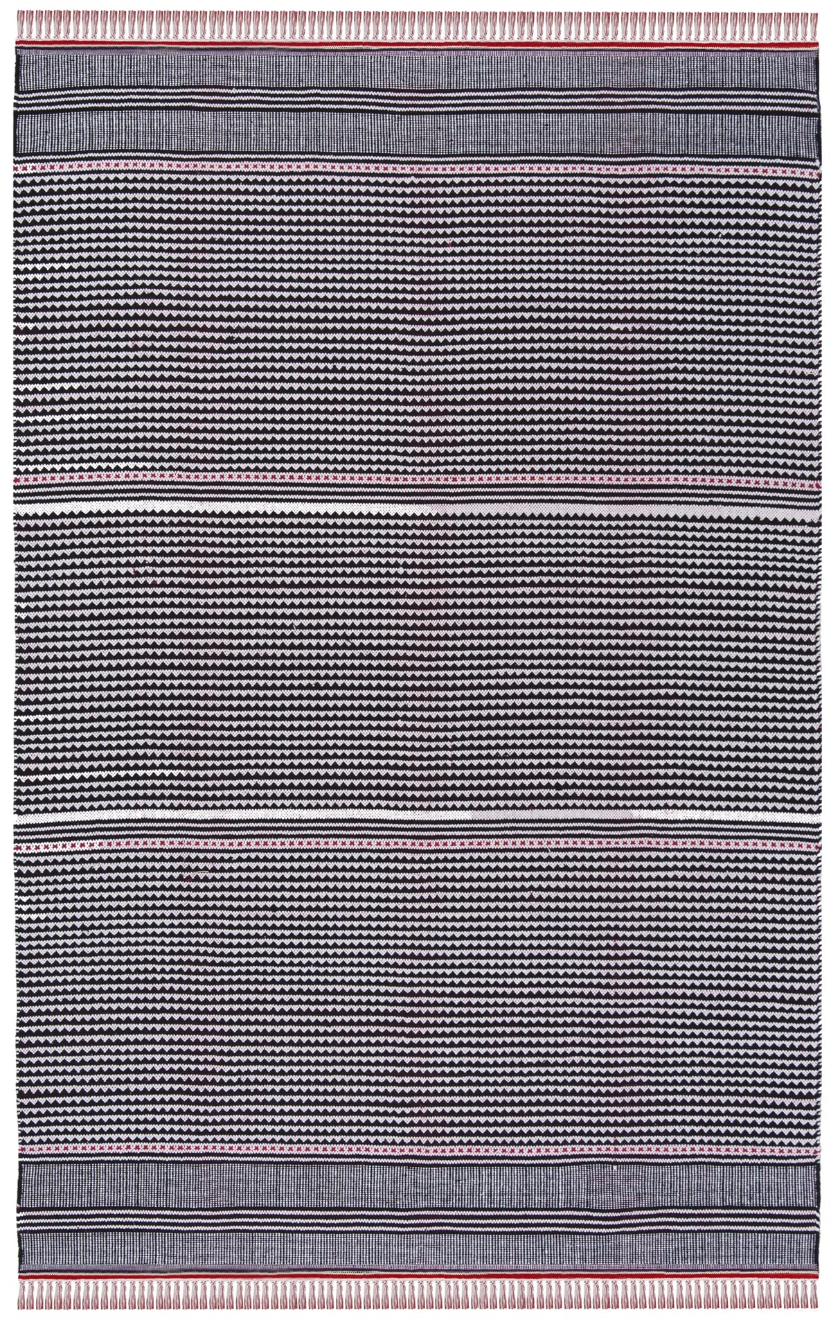 Safavieh Montauk 5'-0" x 8'-0" Rug in Red / Multi