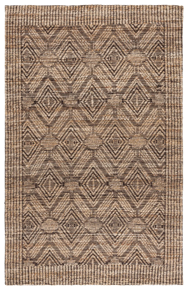 Safavieh Natural Fiber 4'-0" x 6'-0" Rug in Natural / Black