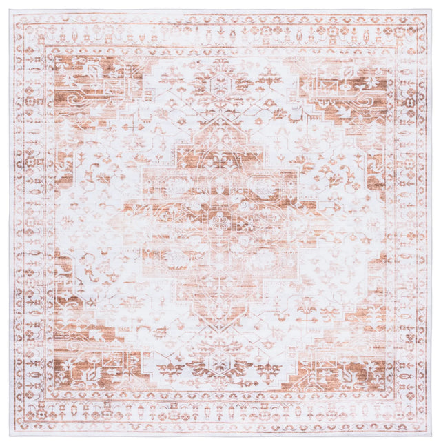 Safavieh Martha Stewart Washable 6'-0" x 6'-0" Rug in Beige / Gold