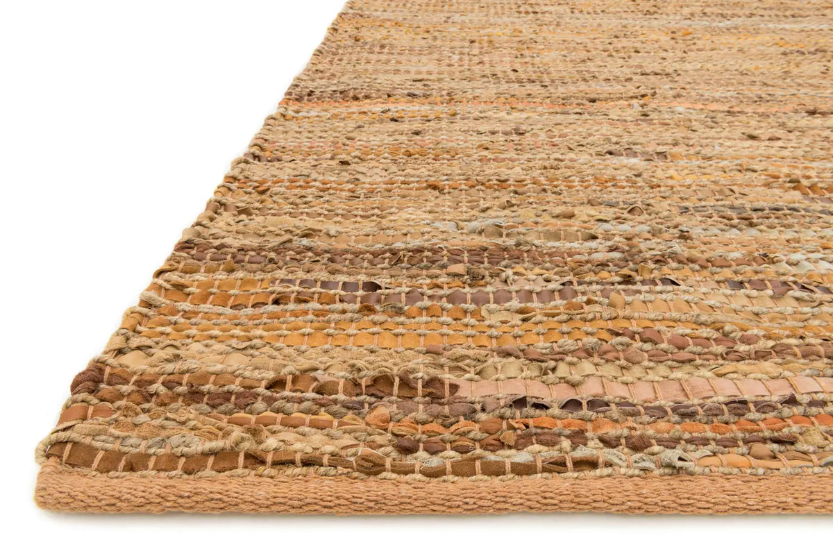 Loloi Edge ED-01 Tan Rugs - rug corner