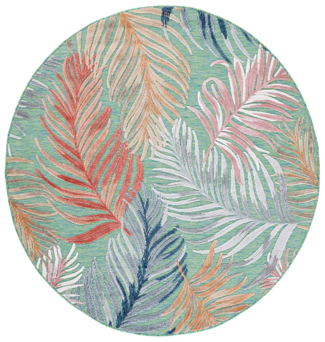 Safavieh Cabana 10'-0" x 10'-0" Rug in Green / Rust