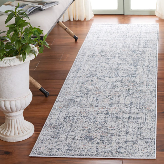 Safavieh Hunter 100 2'-2" x 8'-0" Rug in Ivory / Dark Grey / Sage