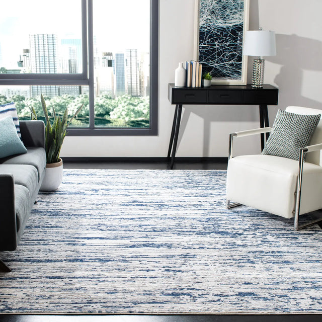 Safavieh Amelia 700 10'-0" x 14'-0" Rug in Grey / Navy