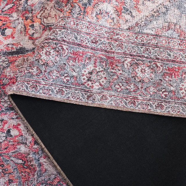 Safavieh Vintage Serapi 600 6'-0" x 9'-0" Rug in Red Orange / Blue