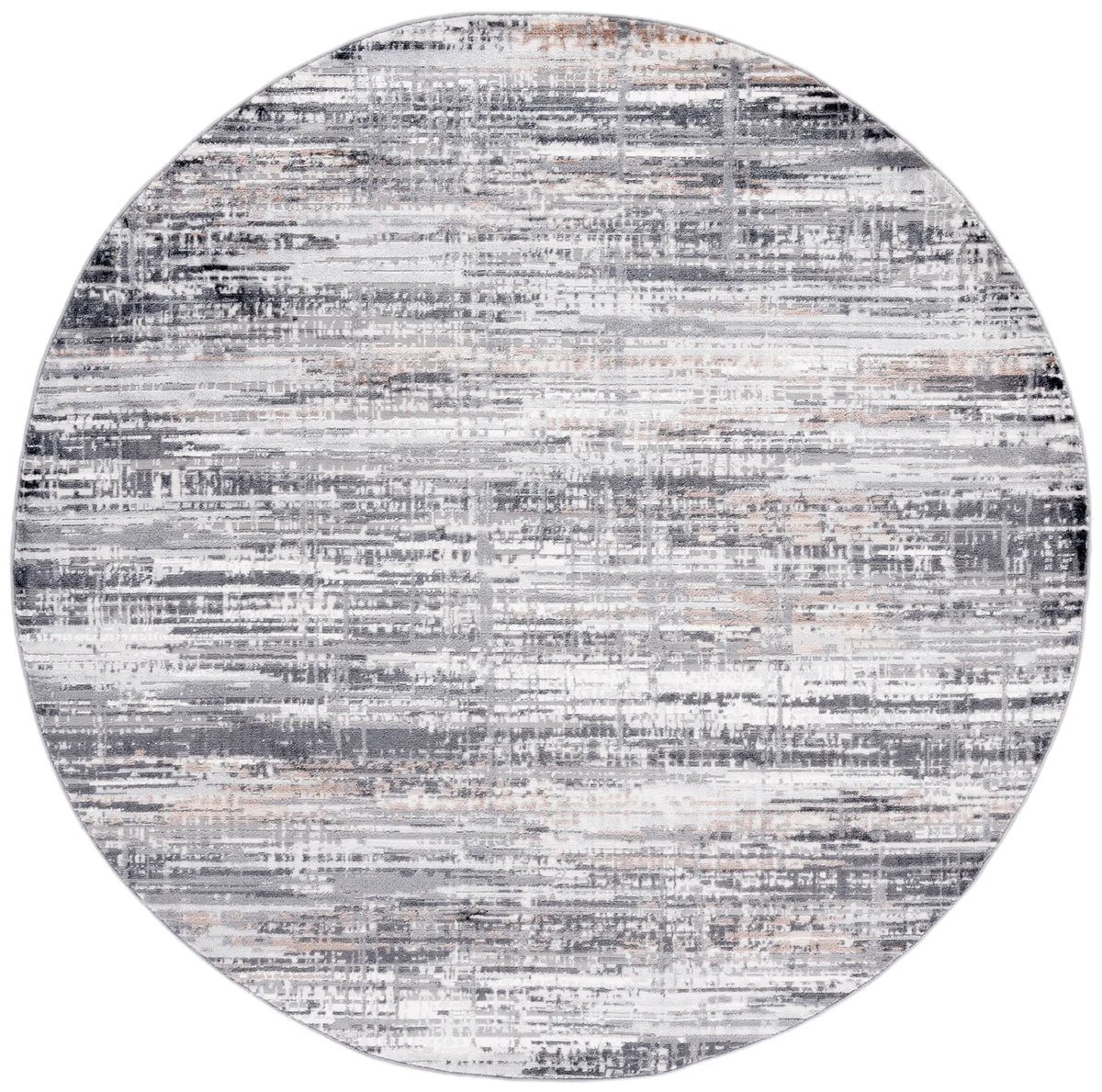 Safavieh Shivan 100 6'-7" x 6'-7" Rug in Light Grey / Dark Grey