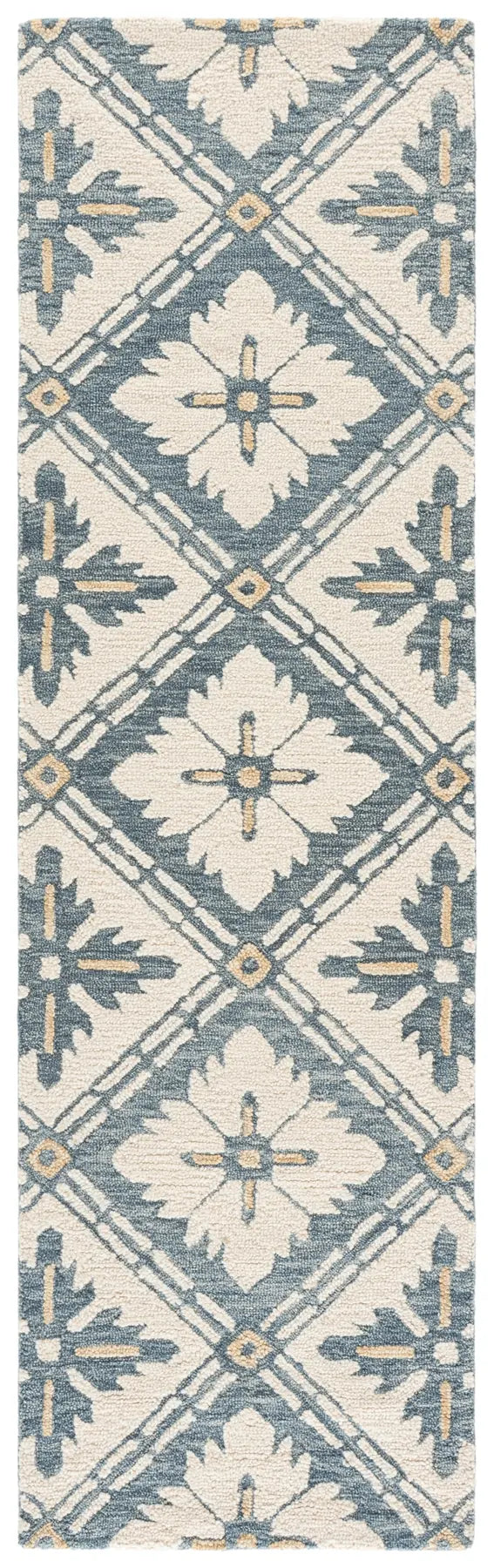 Safavieh Metro 2'-3" x 8'-0" Rug in Blue / Ivory