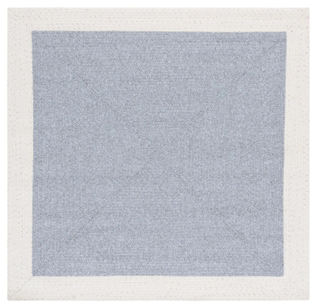 Safavieh Braided 5'-0" x 5'-0" Rug in Grey / Ivory