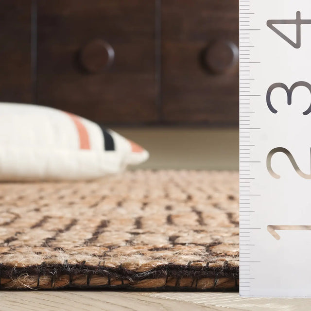 Safavieh Natural Fiber 4'-0" x 6'-0" Rug in Natural / Black