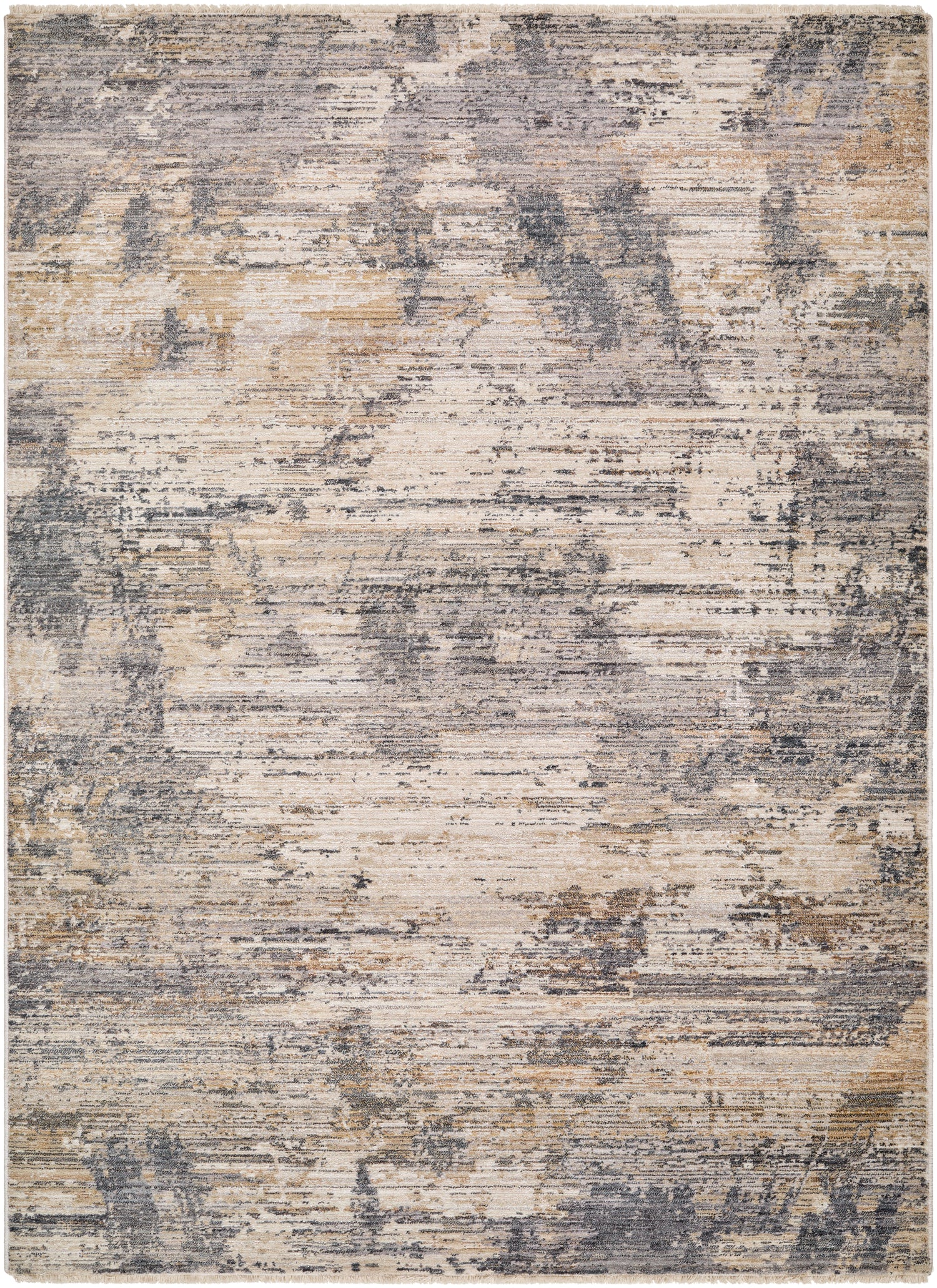 Surya Aida Aad-2309 Beige, Ivory, Gray, Charcoal, Medium Gray, Tan Rug.
