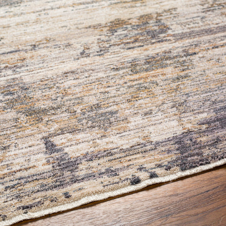 Surya Aida Aad-2309 Beige, Ivory, Gray, Charcoal, Medium Gray, Tan Rug.
