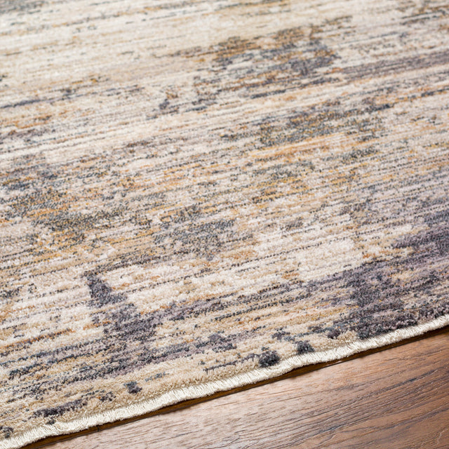 Surya Aida Aad-2309 Beige, Ivory, Gray, Charcoal, Medium Gray, Tan Rug.