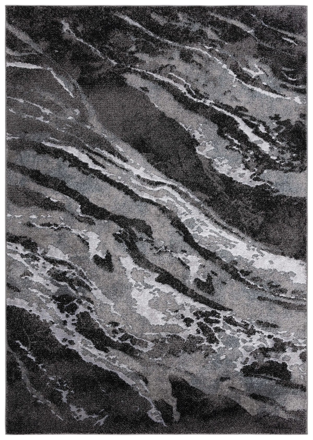 Safavieh Pacific 4'-5" x 6'-5" Rug in Grey / Black