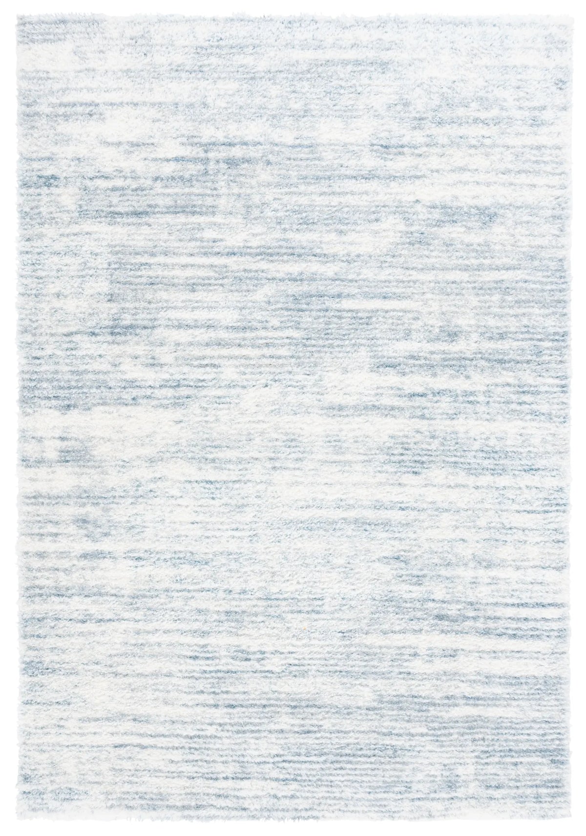 Safavieh Tahoe Shag 4'-0" x 6'-0" Rug in Blue / Ivory