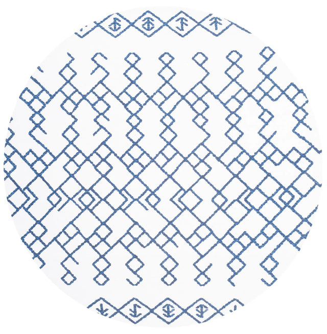 Safavieh Cedar Brook 6'-0" x 6'-0" Rug in Ivory / Navy
