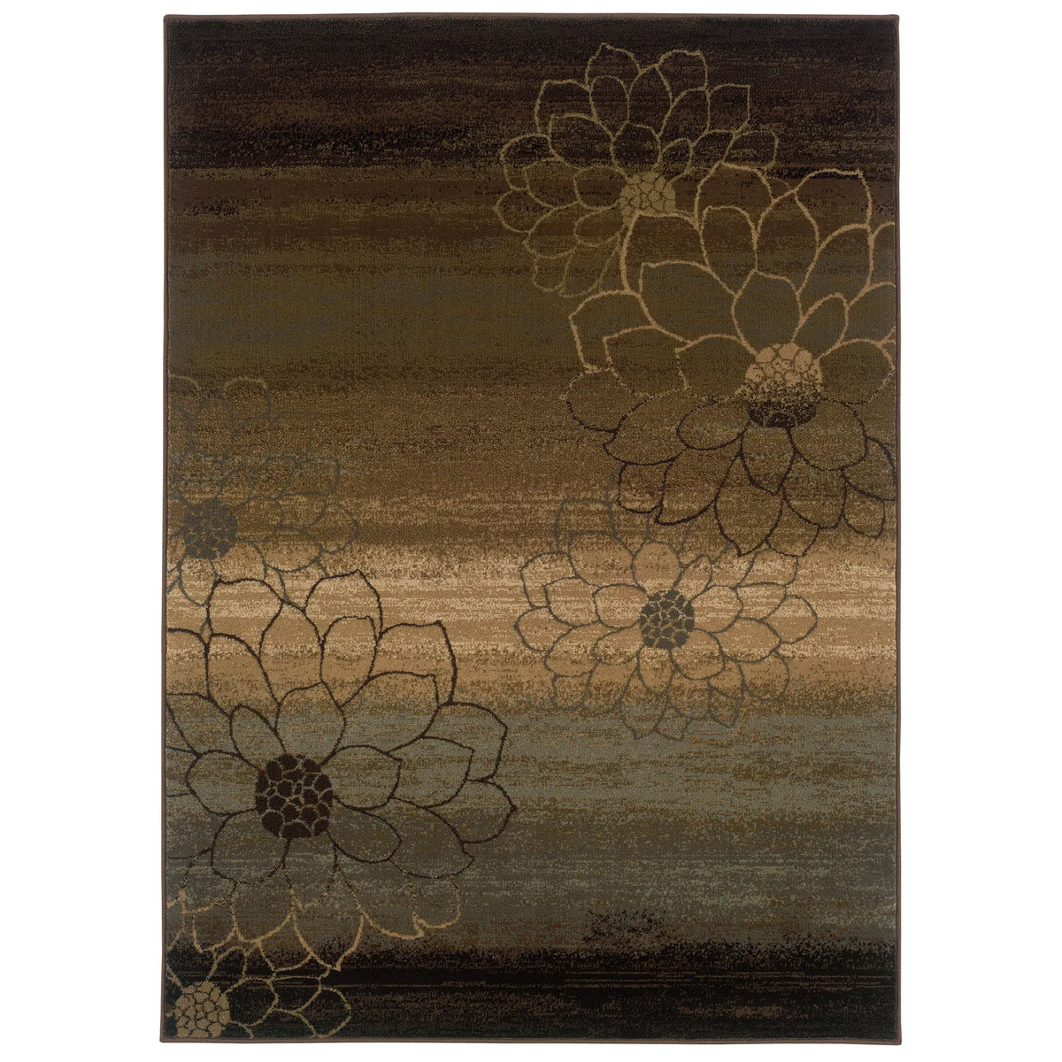 Oriental Weavers Sphinx Hudson 074a1 Brown / Beige Rugs - main flat