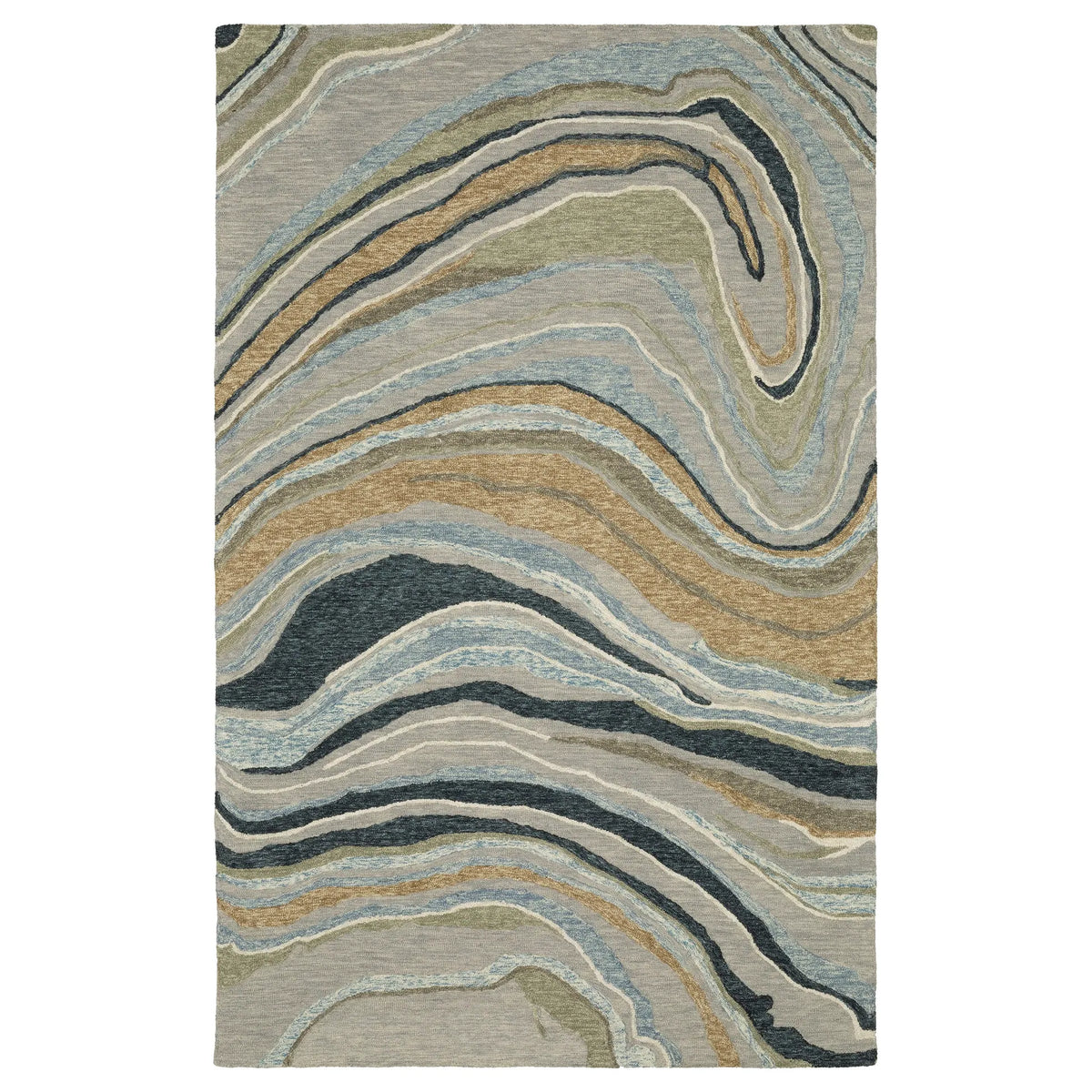 Oriental Weavers Sphinx Kipton KIP07 Blue Rugs - main flat