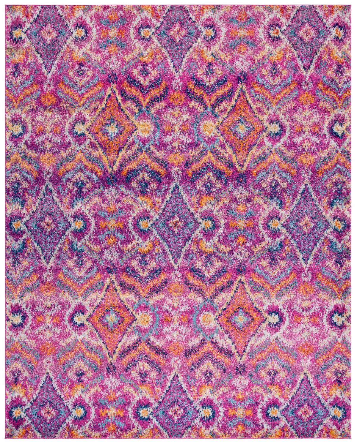 Safavieh Madison 10'-0" x 14'-0" Rug in Fuchsia / Multi