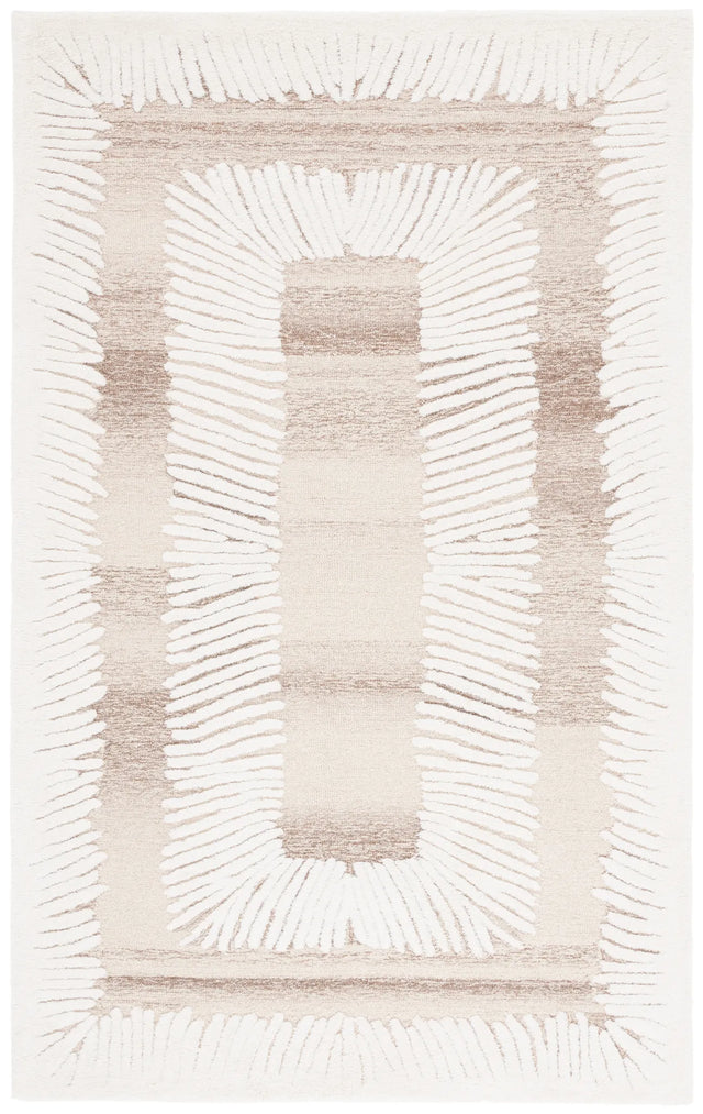 Safavieh Ebony 4'-0" x 6'-0" Rug in Ivory / Brown