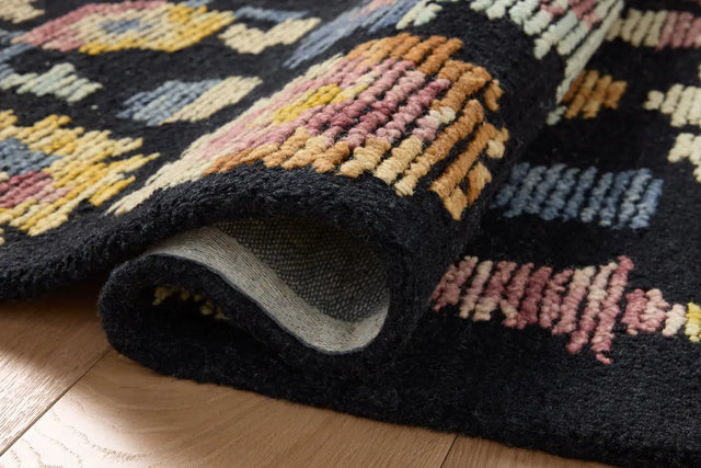 Loloi Tilly TIL-04 Midnight / Multi Rug - pile height