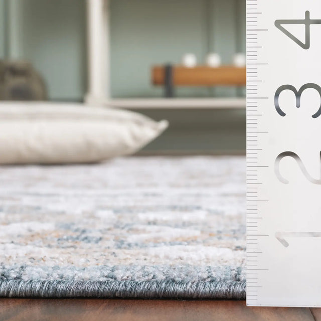 Safavieh Finley 4'-0" x 6'-0" Rug in Blue / Beige
