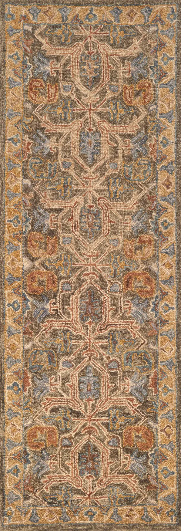 Loloi Victoria Vk-01 Walnut / Multi Rugs - runner flat