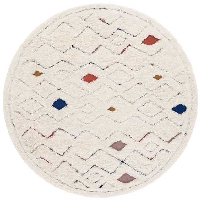 Safavieh Casablanca 6'-0" x 6'-0" Rug in Ivory / Rust