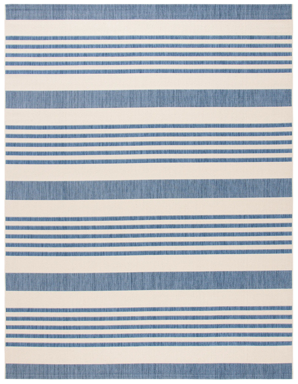 Safavieh Courtyard 10'-0" x 14'-0" Rug in Beige / Blue