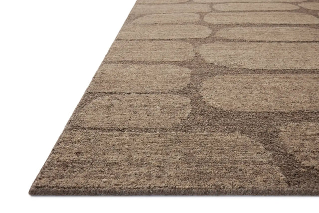 Loloi Hartley HRT-05 Brown / Taupe Rug - rug corner