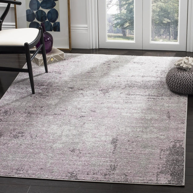 Safavieh Adirondack 4'-0" x 6'-0" Rug in Light Grey / Purple