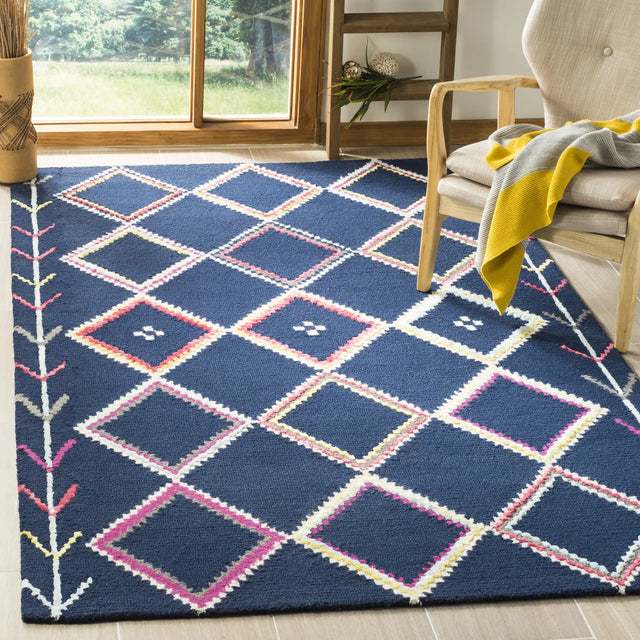 Safavieh Bellagio 4'-0" x 6'-0" Rug in Navy / Multi