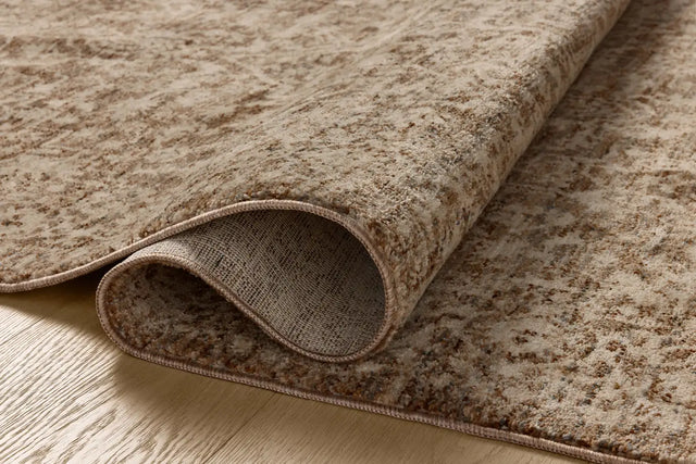 Loloi Newman NEW-02 Dark Taupe / Natural Rug - pile height