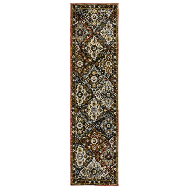 Oriental Weavers Sphinx Andorra 2408A Red/ Multi Rug - runner