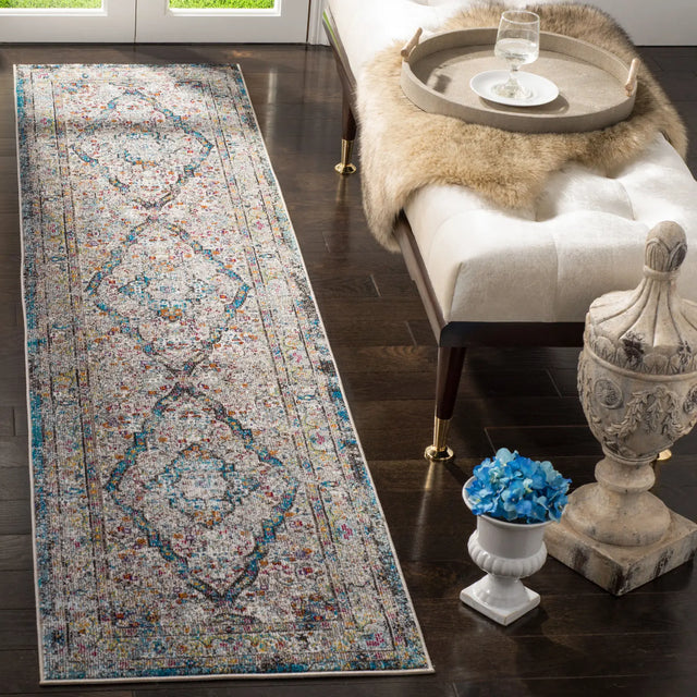 Safavieh Aria 2'-0" x 8'-0" Rug in Creme / Red