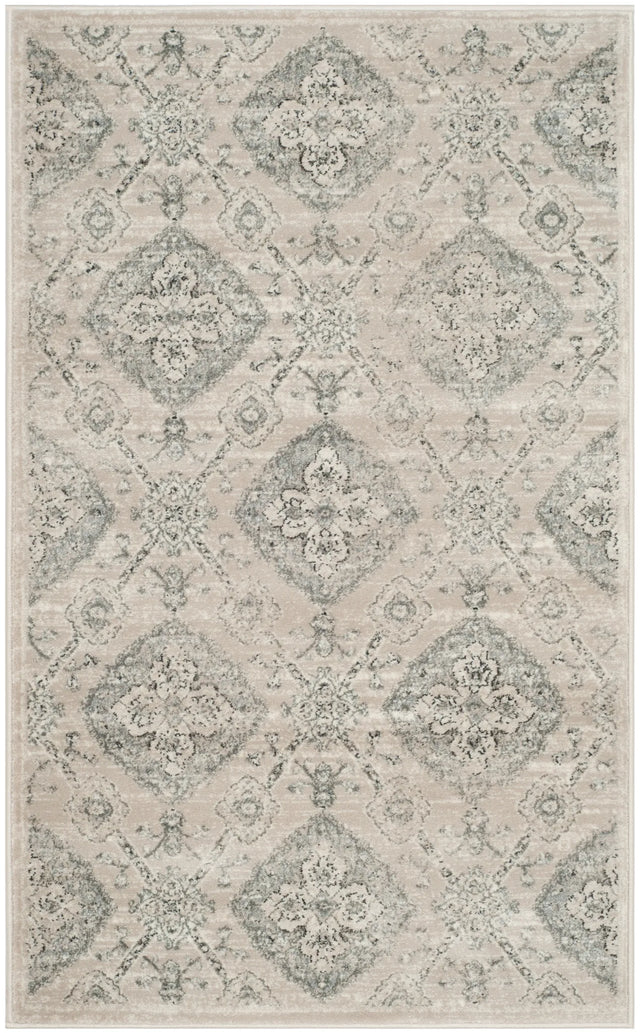 Safavieh Carnegie 3'-0" x 5'-0" Rug in Taupe / Light Blue