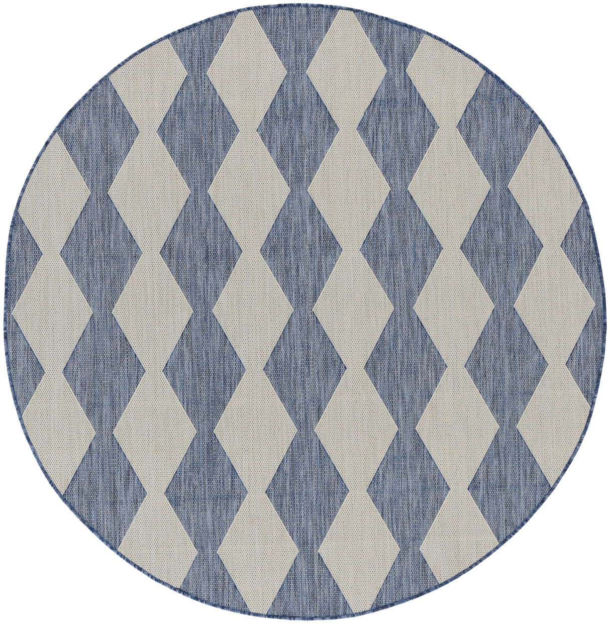Nourison Positano POS04 Machine Made Navy, Blue Rug