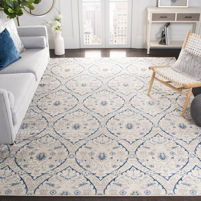 Safavieh Brentwood 10'-0" x 13'-0" Rug in Light Grey / Blue