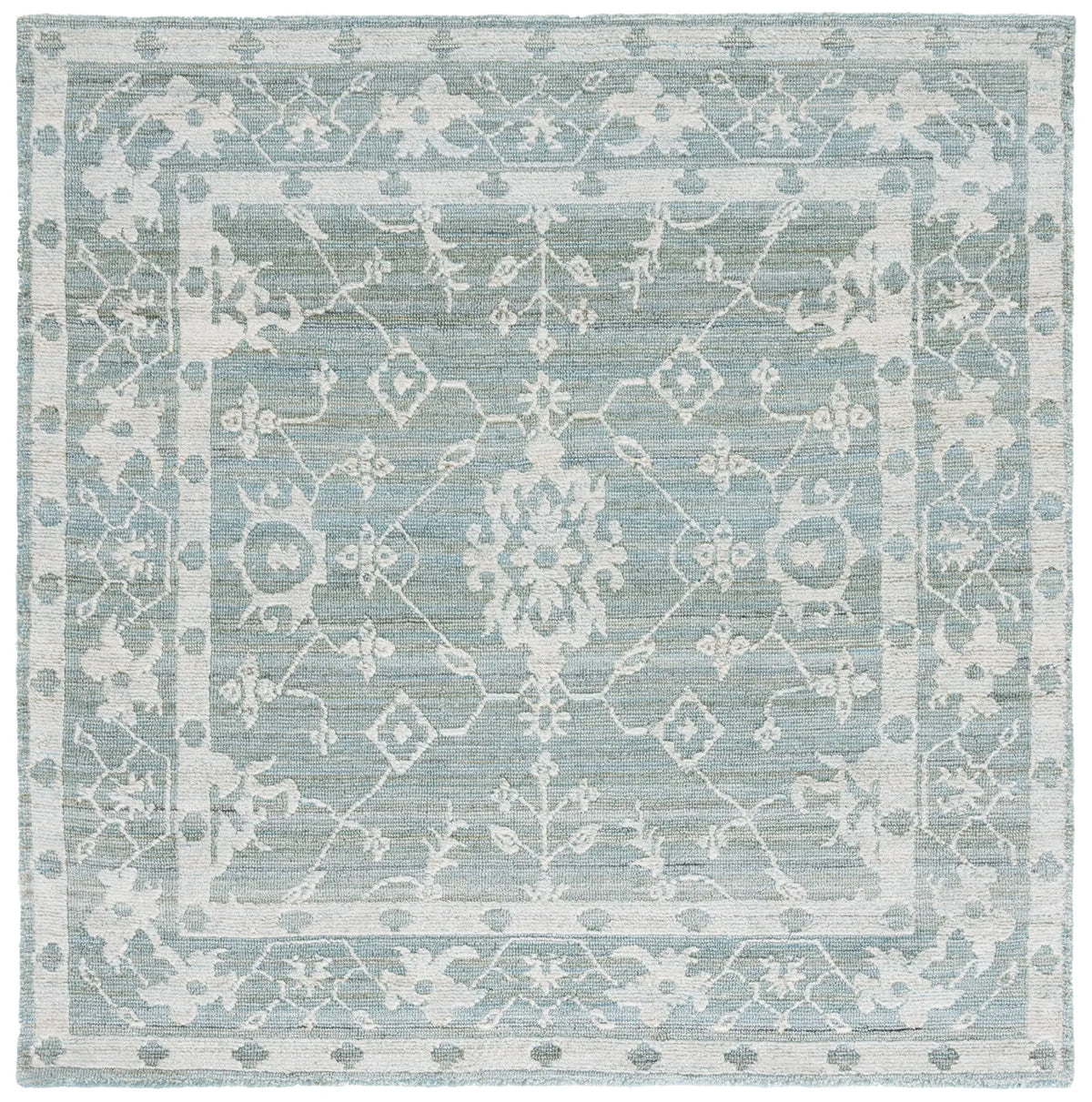 Safavieh Marquee 6'-0" x 6'-0" Rug in Turquoise / Grey