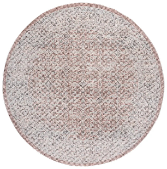 Safavieh Harrison 6'-7" x 6'-7" Rug in Red / Ivory