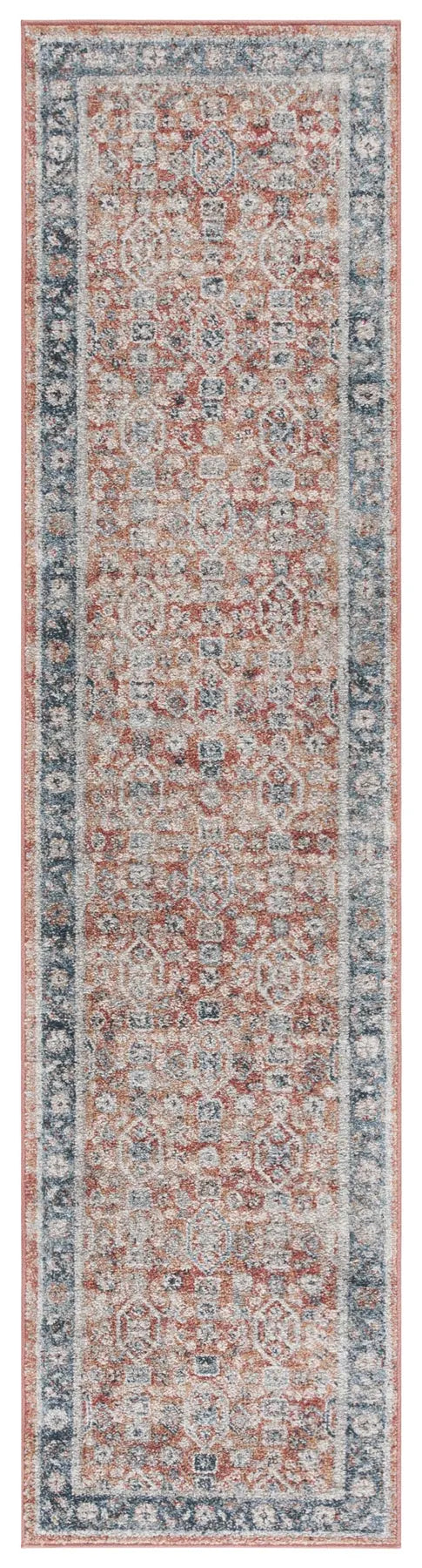 Safavieh Vintage Tabriz 2'-0" x 8'-0" Rug in Rust / Blue